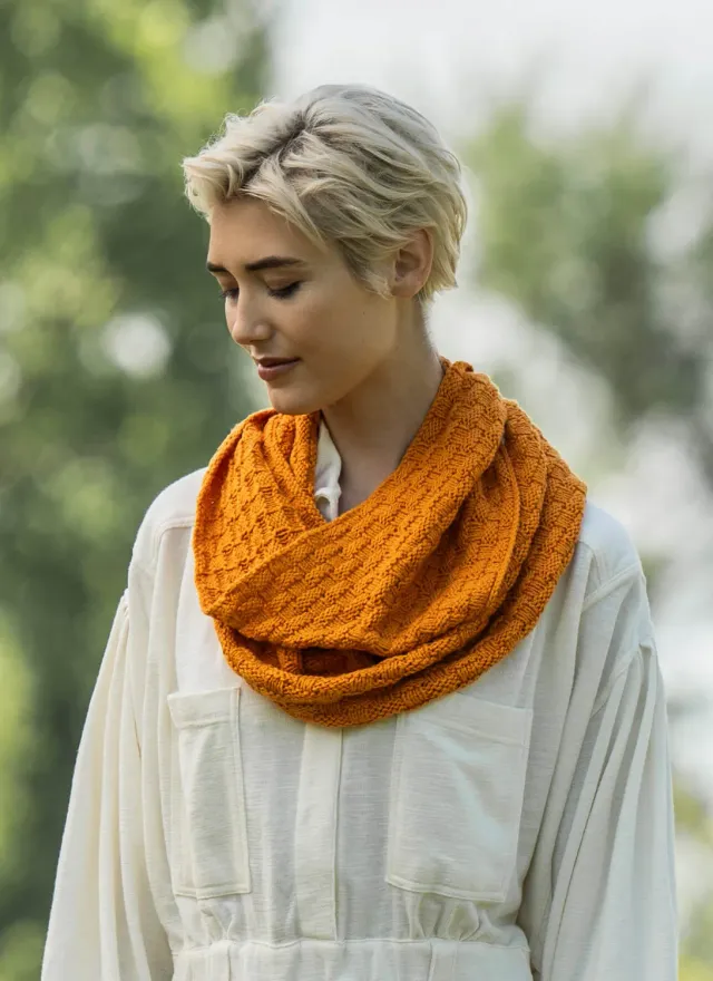Blue Sky Fibers Temecula Cowl Strickanleitung Baumwolle