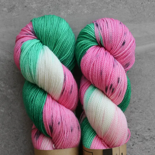 Madelinetosh Tosh Sock One in a Melon Garn 361m Socke
