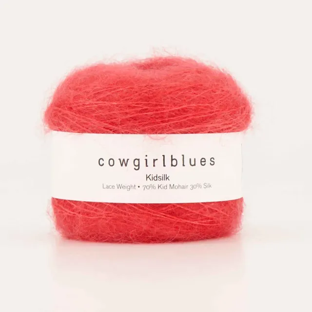 Cowgirlblues Kidsilk Ball Wolle Lipstick handgefärbt