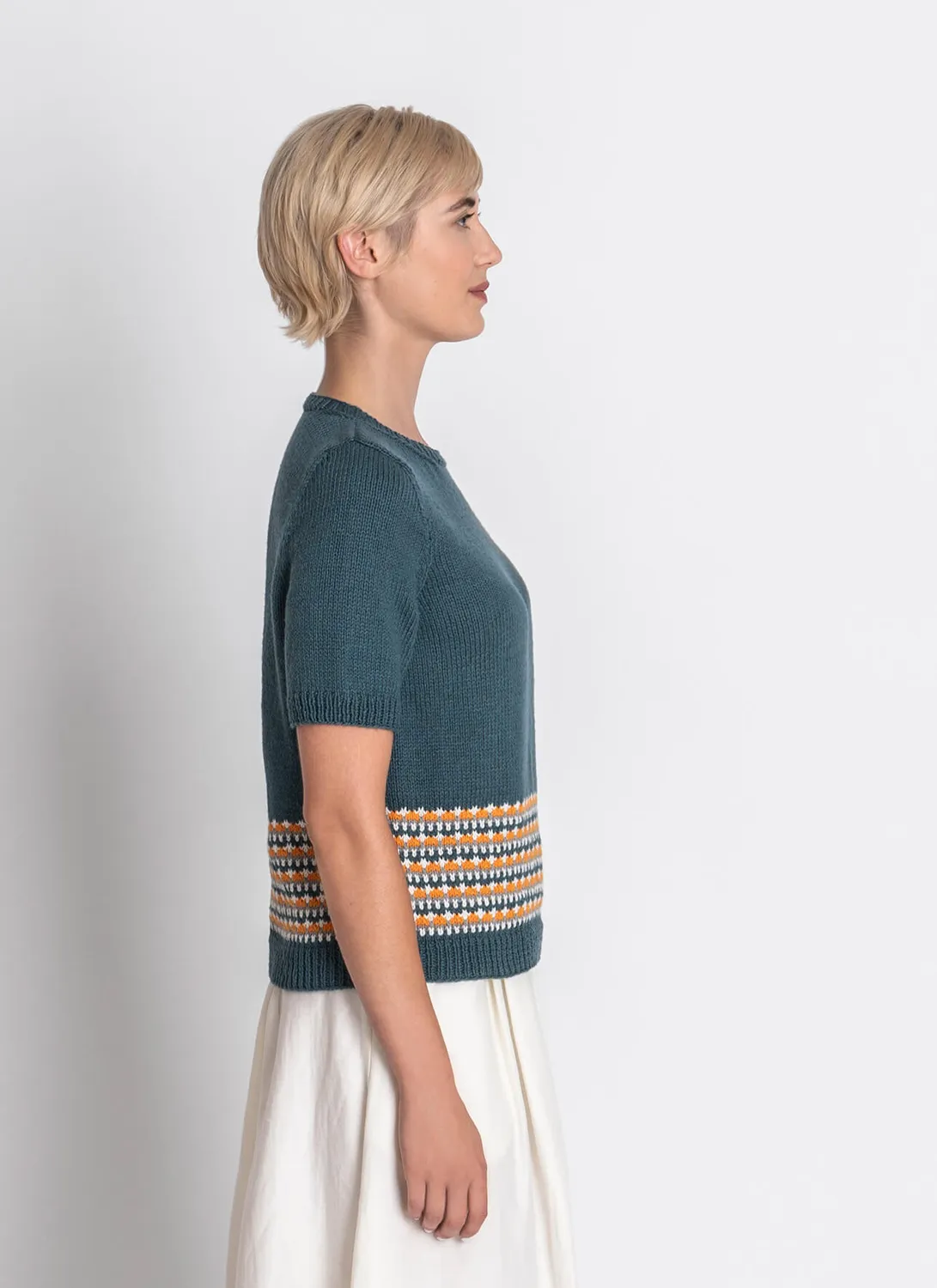 Blue Sky Fibers Divisadero Tee 202410 Strickanleitung Sommertop