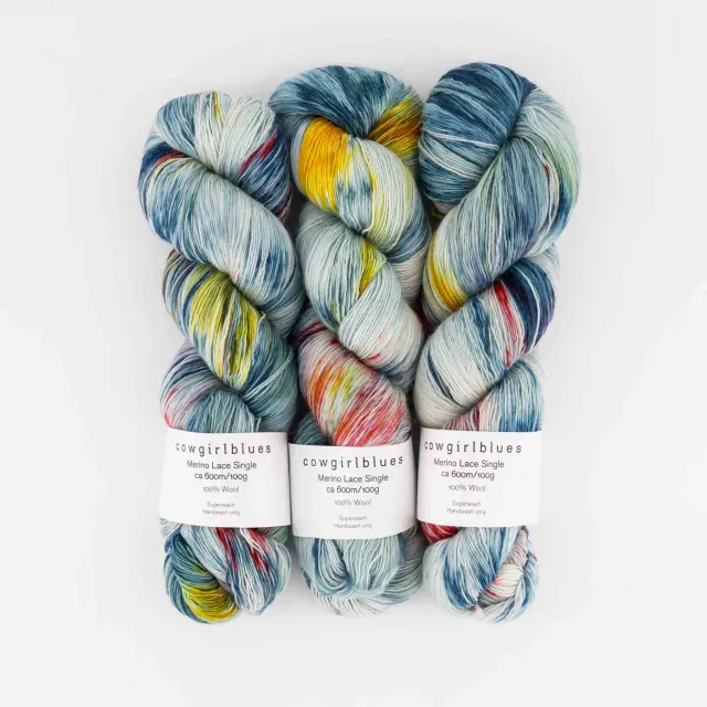 Cowgirlblues Merino Lace Wolle Cher Farbmix Pullovergarn