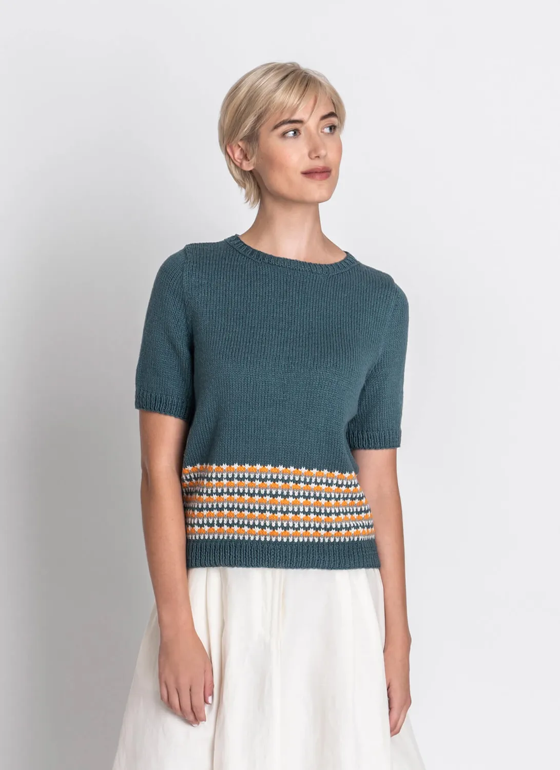 Blue Sky Fibers Divisadero Tee 202410 Strickanleitung Sommertop