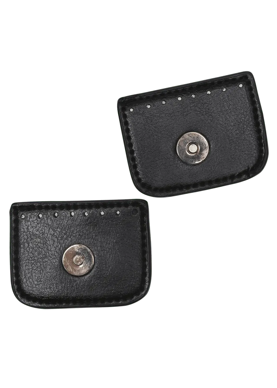 Go Handmade Magnetverschluss Tasche 6cm schwarz-gold