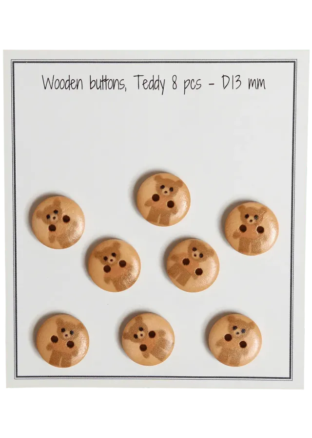 Go Handmade Teddy Sicherheitsaugen 13mm 8 Stück beige