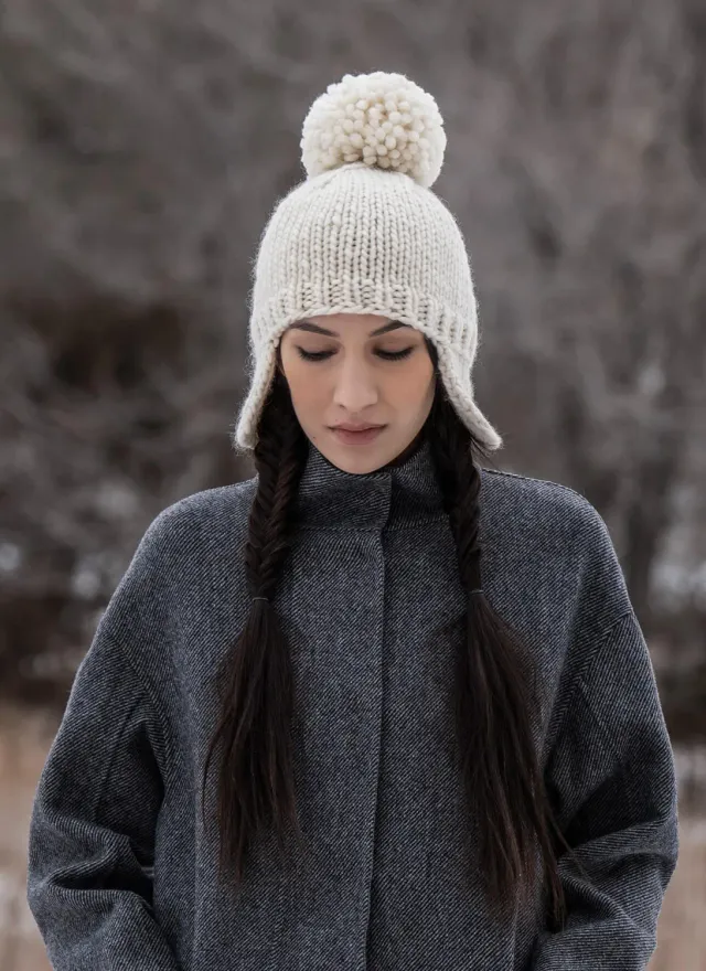 Blue Sky Fibers Winnipeg Hat Strickanleitung Mütze unisex