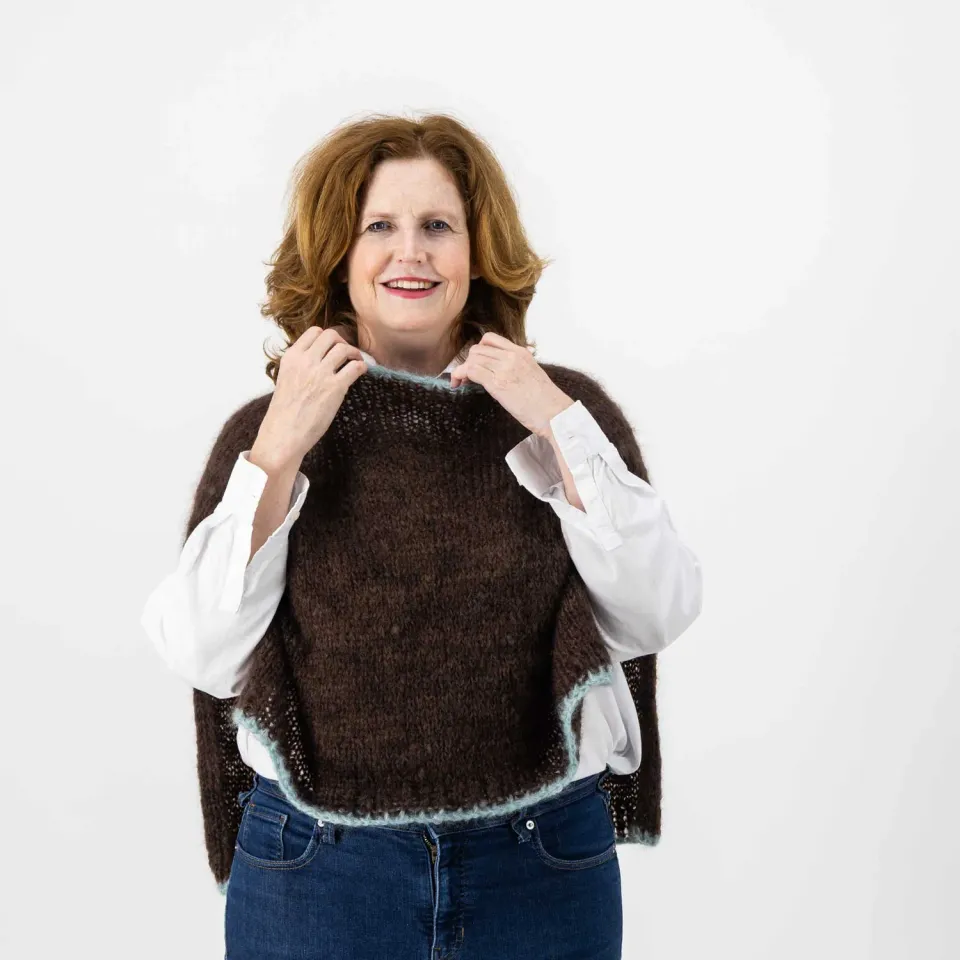 Cowgirlblues Easy Fluffy Poncho Strickset Mohair