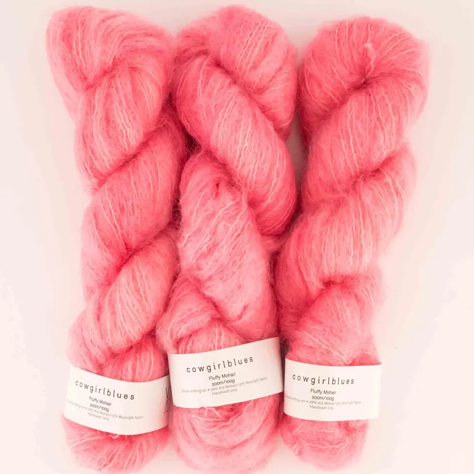 Cowgirlblues Fluffy Chatterbox Mohairwolle handgefärbt