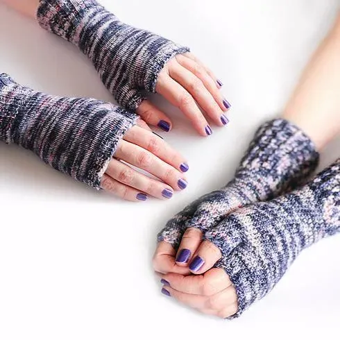 Madelinetosh Showtime Mitts PDF Strickanleitung Stulpen