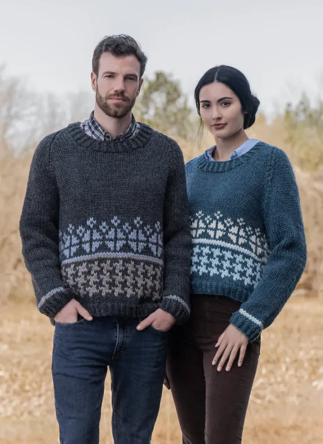 Blue Sky Fibers Swansboro Sweater Strickanleitung Pullover