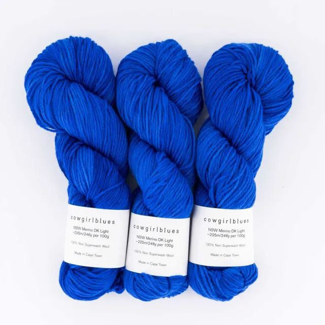 Cowgirlblues NSW Merino DK 100g Cobalt Filzwolle matt