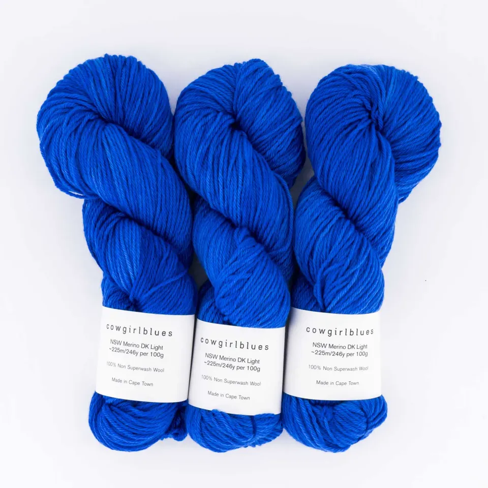 Cowgirlblues NSW Merino DK 100g Cobalt Filzwolle matt