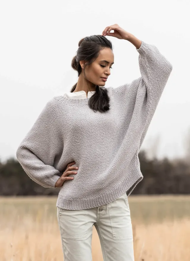 Blue Sky Fibers Classic Bethel Sweater Strickanleitung 202133 locker
