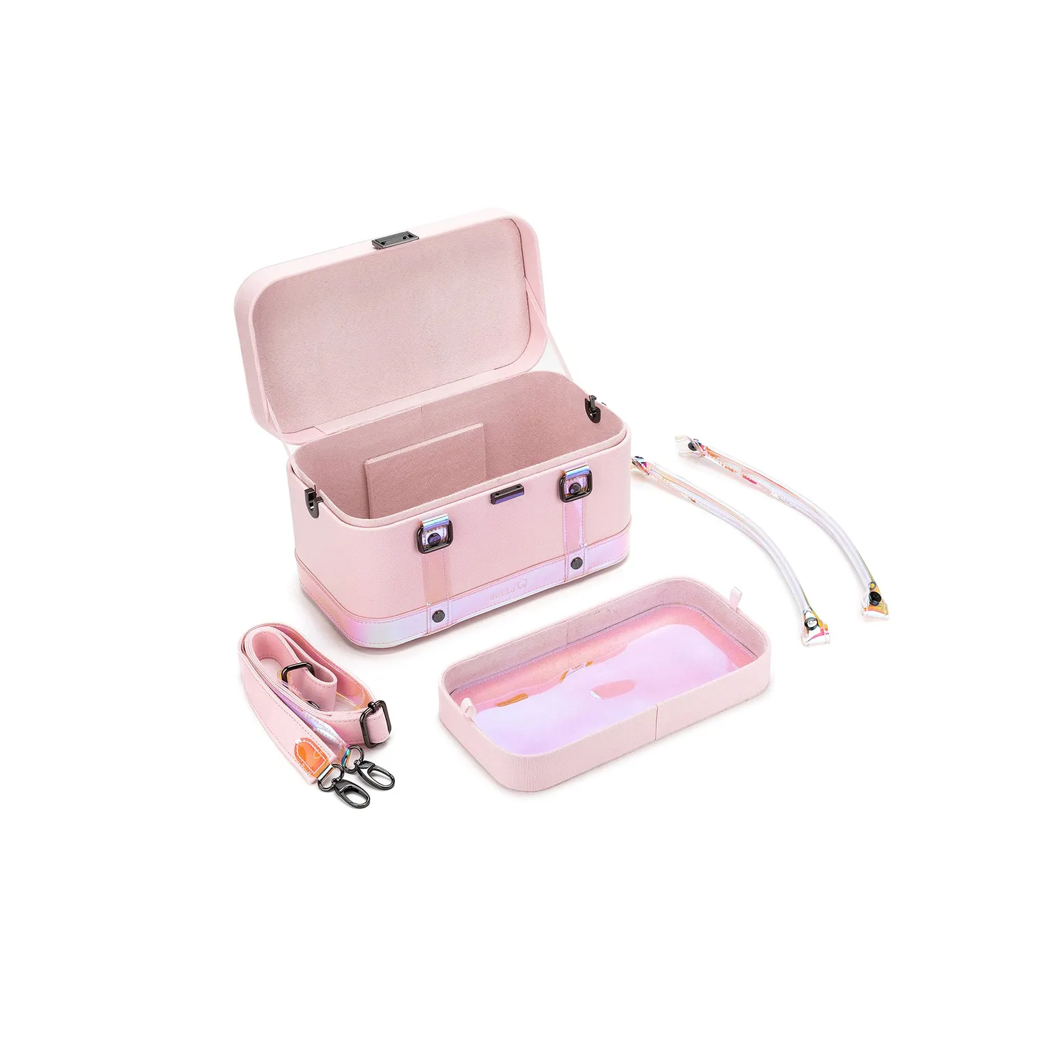 della Q Maker's Train Case Sunset Tasche Canvas