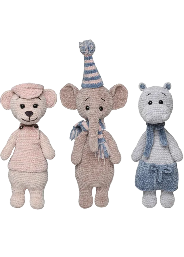Go Handmade Buster Ella Karla Häkelanleitung 23 cm