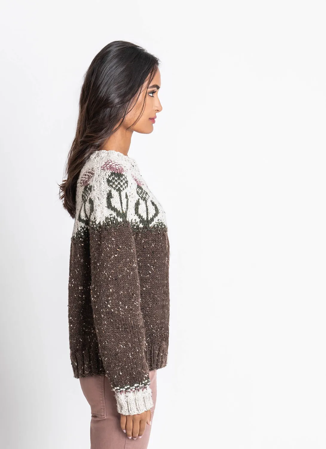 Blue Sky Fibers Classic Series Islington Jumper Strickanleitung Tweed
