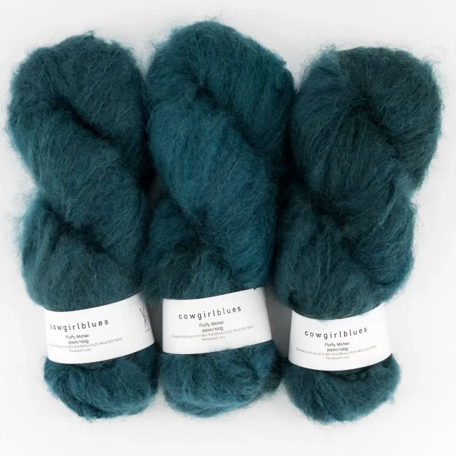 Cowgirlblues Fluffy High Tide Mohairwolle handgefärbt