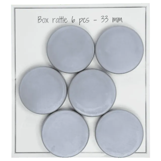 Go Handmade Rasselbox 33 mm 6 Stk Kugelrassel