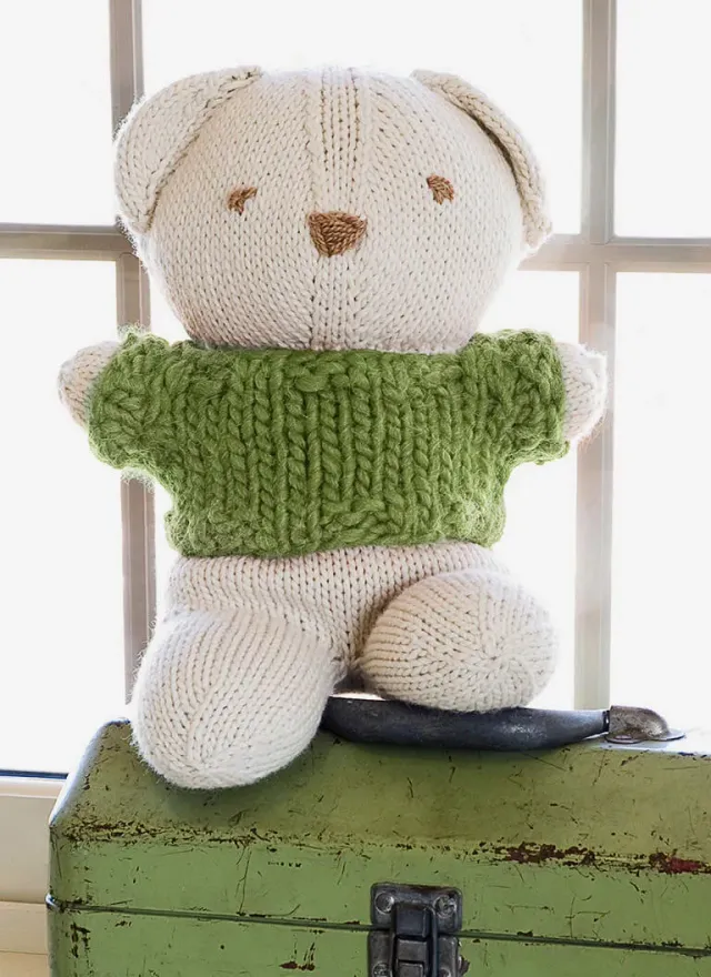 Blue Sky Fibers Baby Bobbi Bear Strickanleitung Teddy