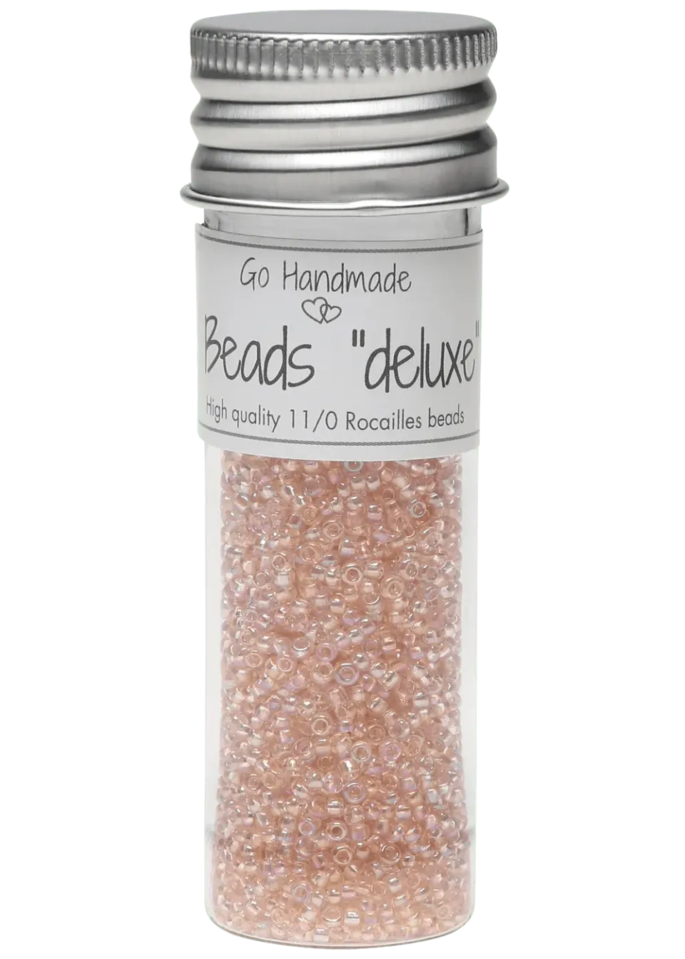 Go Handmade Glasperlen Aprikot 30 g 2,1 mm Schmuckperlen