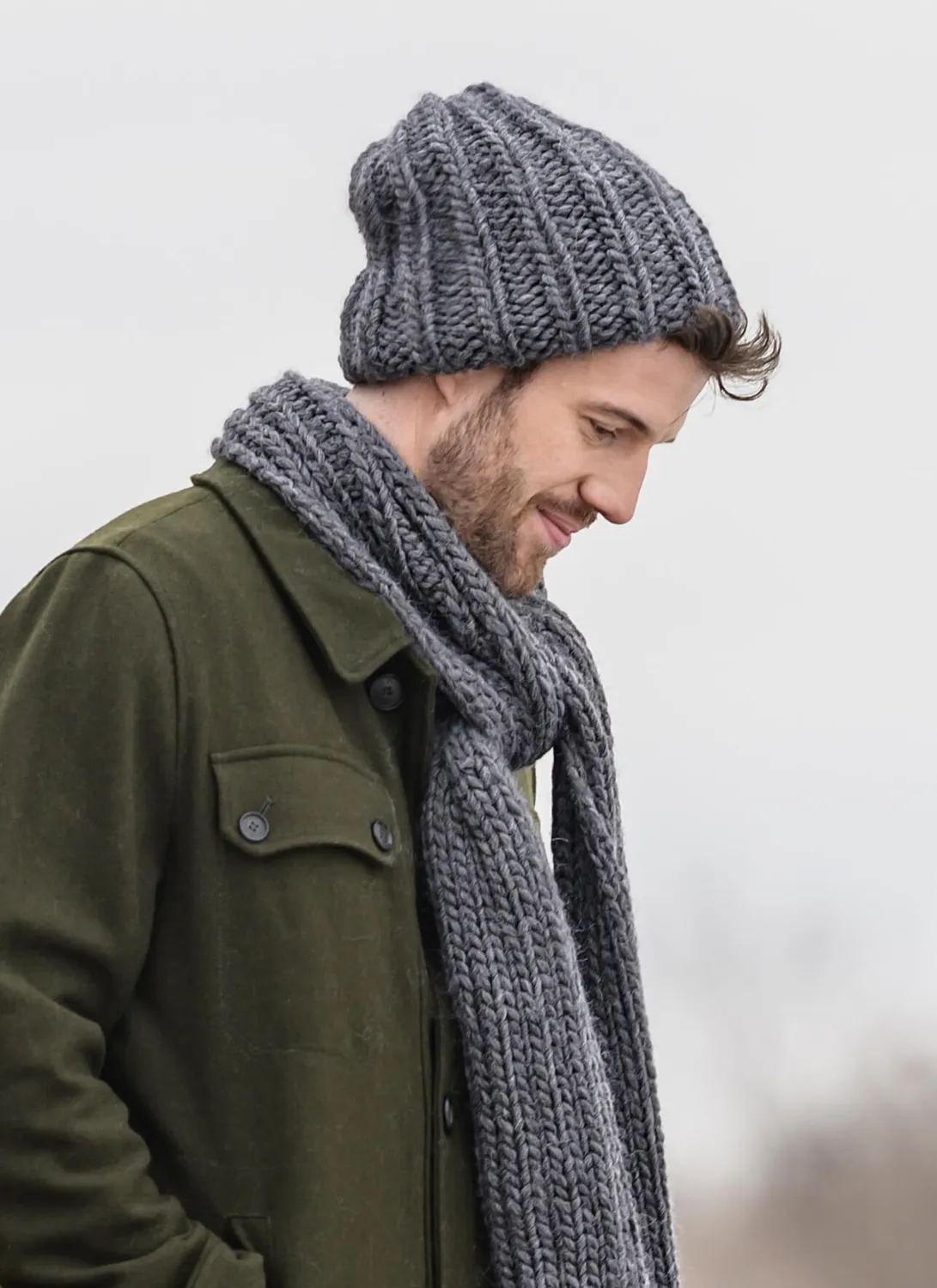 Blue Sky Fibers Hibbing Hat & Scarf 202034 Strickanleitung Bulky