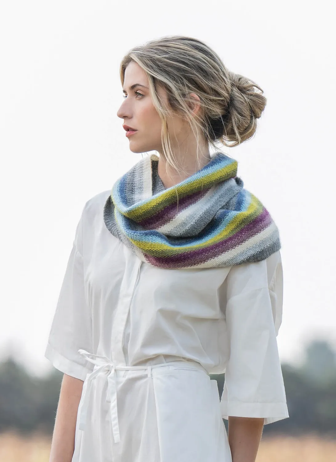 Blue Sky Fibers Classic Series Lighthouse Cowl Strickanleitung Loop