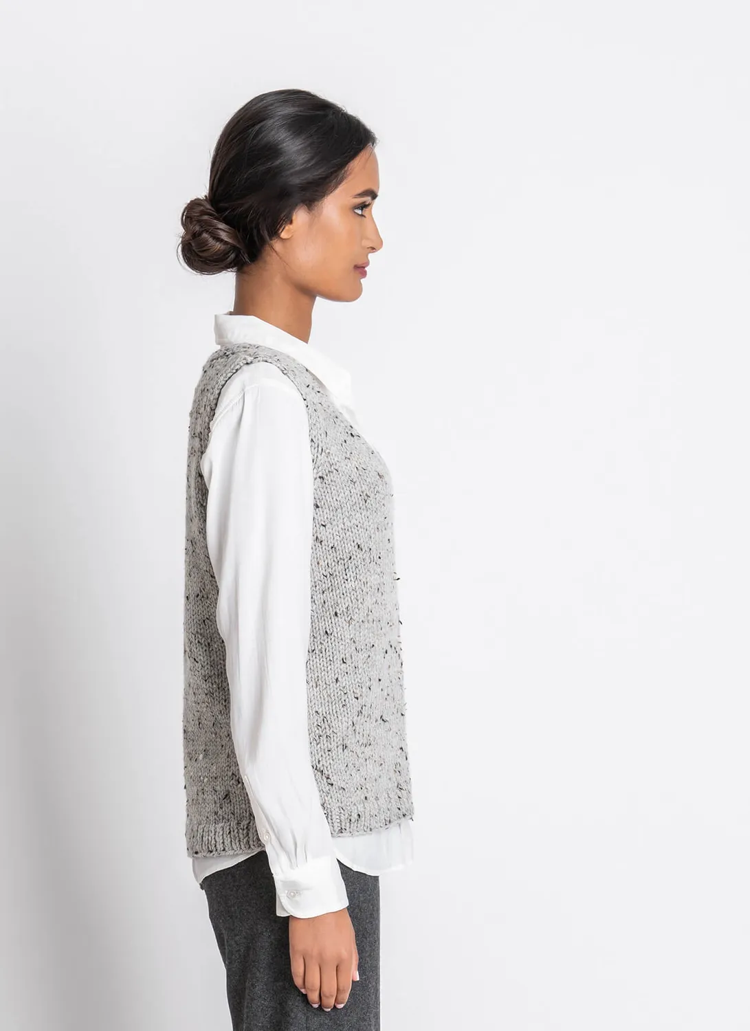 Blue Sky Fibers Classic Summit Vest Strickanleitung Weste