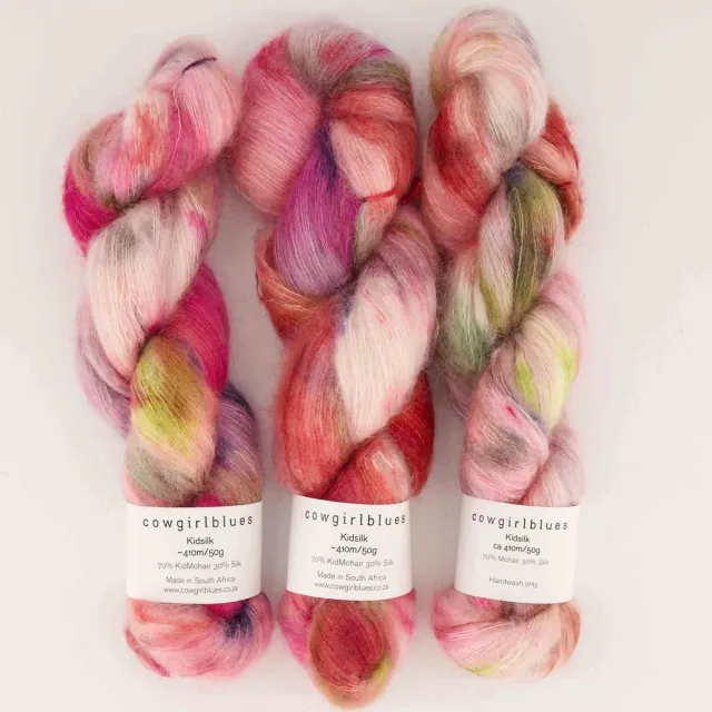 Cowgirlblues Kidsilk Skein Happy Days Mohairgarn