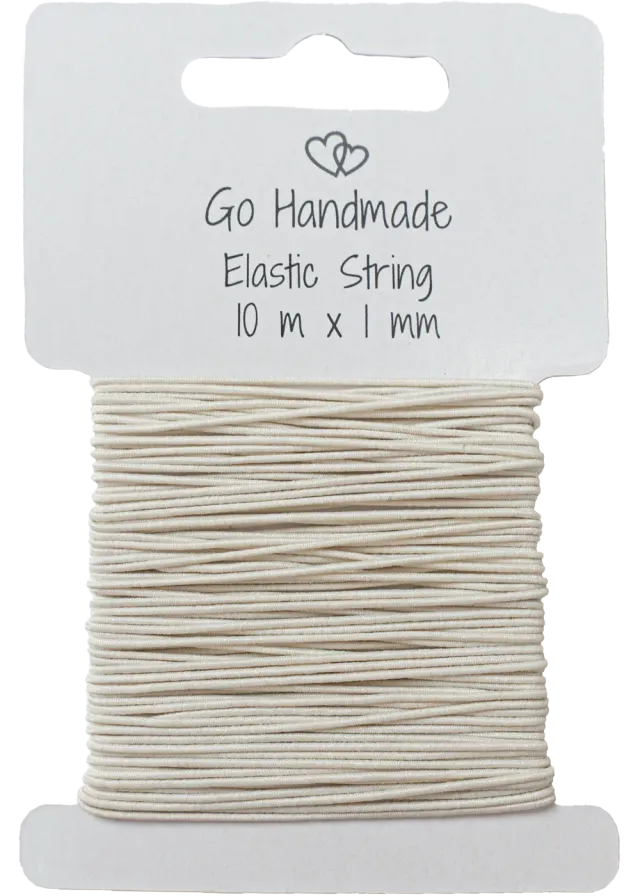 Go Handmade Gummikordel 1mm 10m elastisch