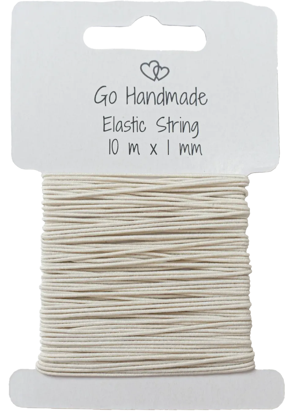 Go Handmade Gummikordel 1mm 10m elastisch