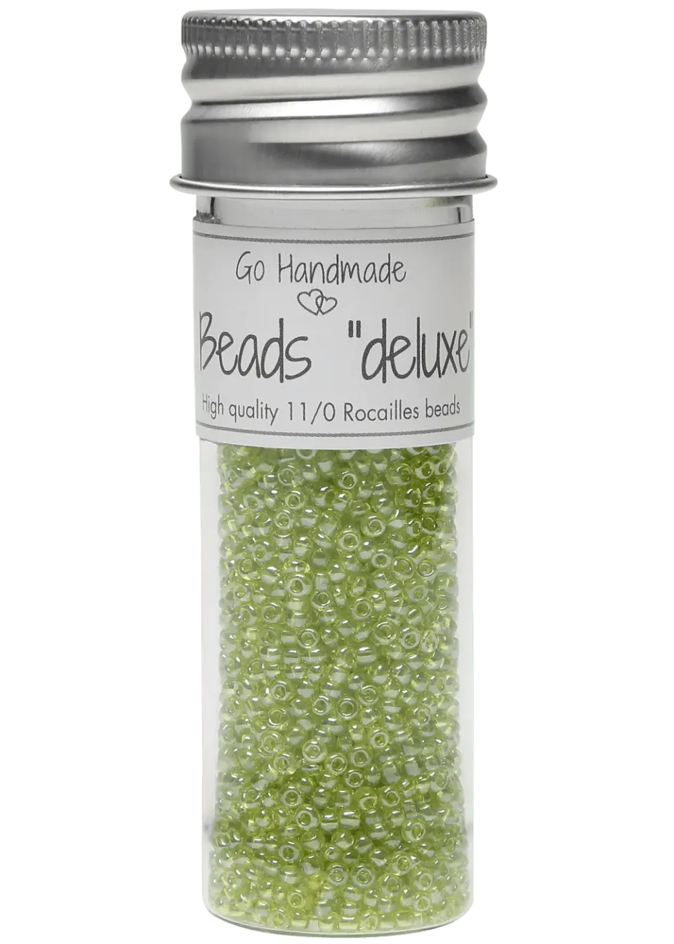 Go Handmade Glass Beads Glasperlen Kiwi Green 30g