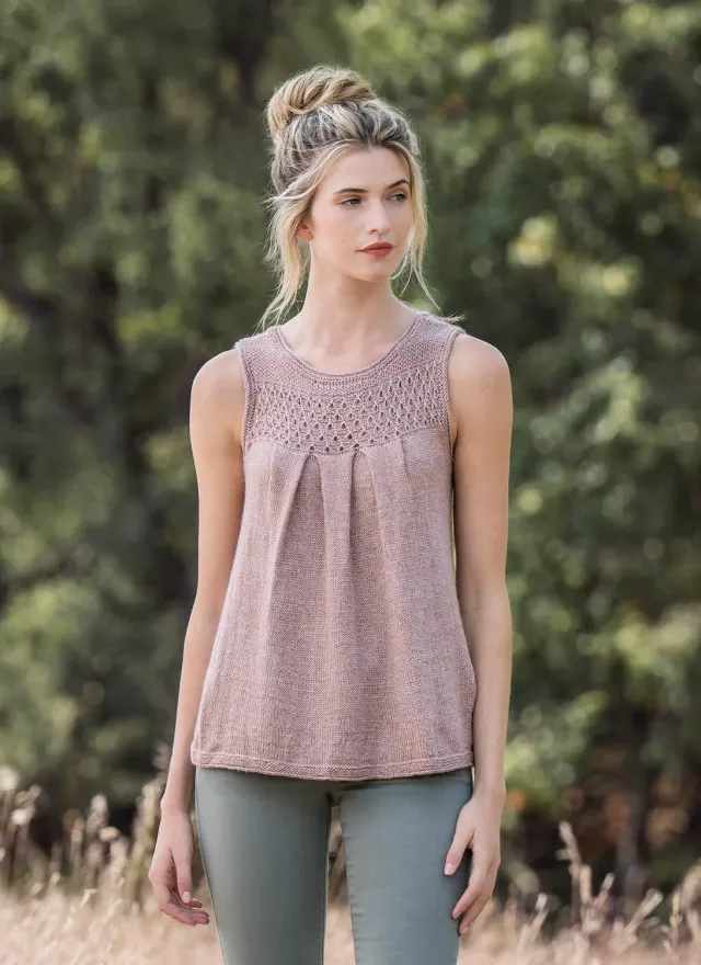 Blue Sky Fibers Classic Shoreline Tank Strickanleitung Top