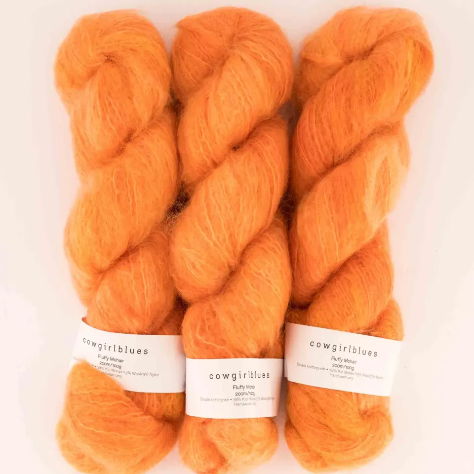 Cowgirlblues Fluffy Carrot Juice Mohairwolle Flausch