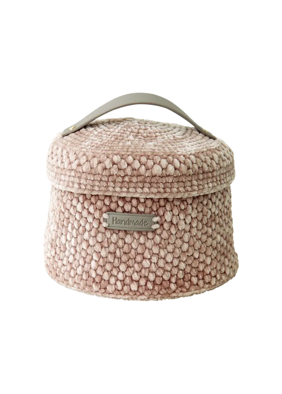 Go Handmade Moss Stitch Korb mit Deckel Anleitung