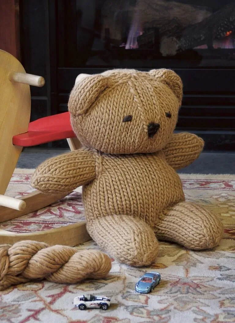 Blue Sky Fibers Classic Bobbi Bear B2 Strickanleitung Teddy
