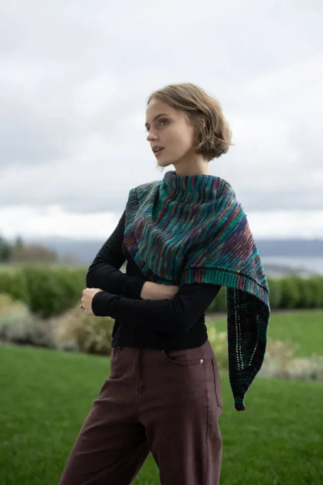 Madelinetosh Mesa Drift Shawl Strickanleitung PDF DK