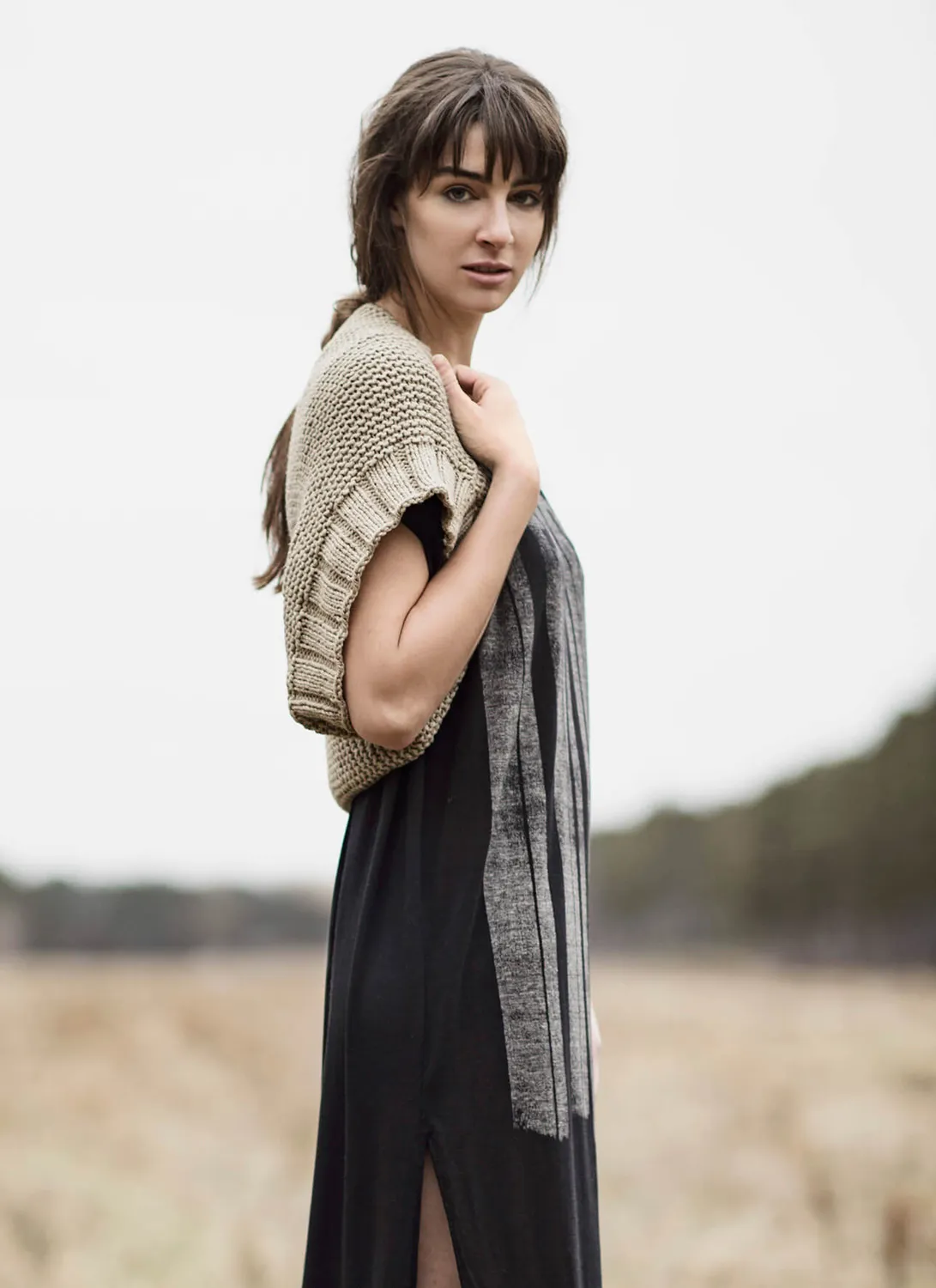 Blue Sky Fibers Classic Series Afton Shrug Strickanleitung Bio-Baumwolle