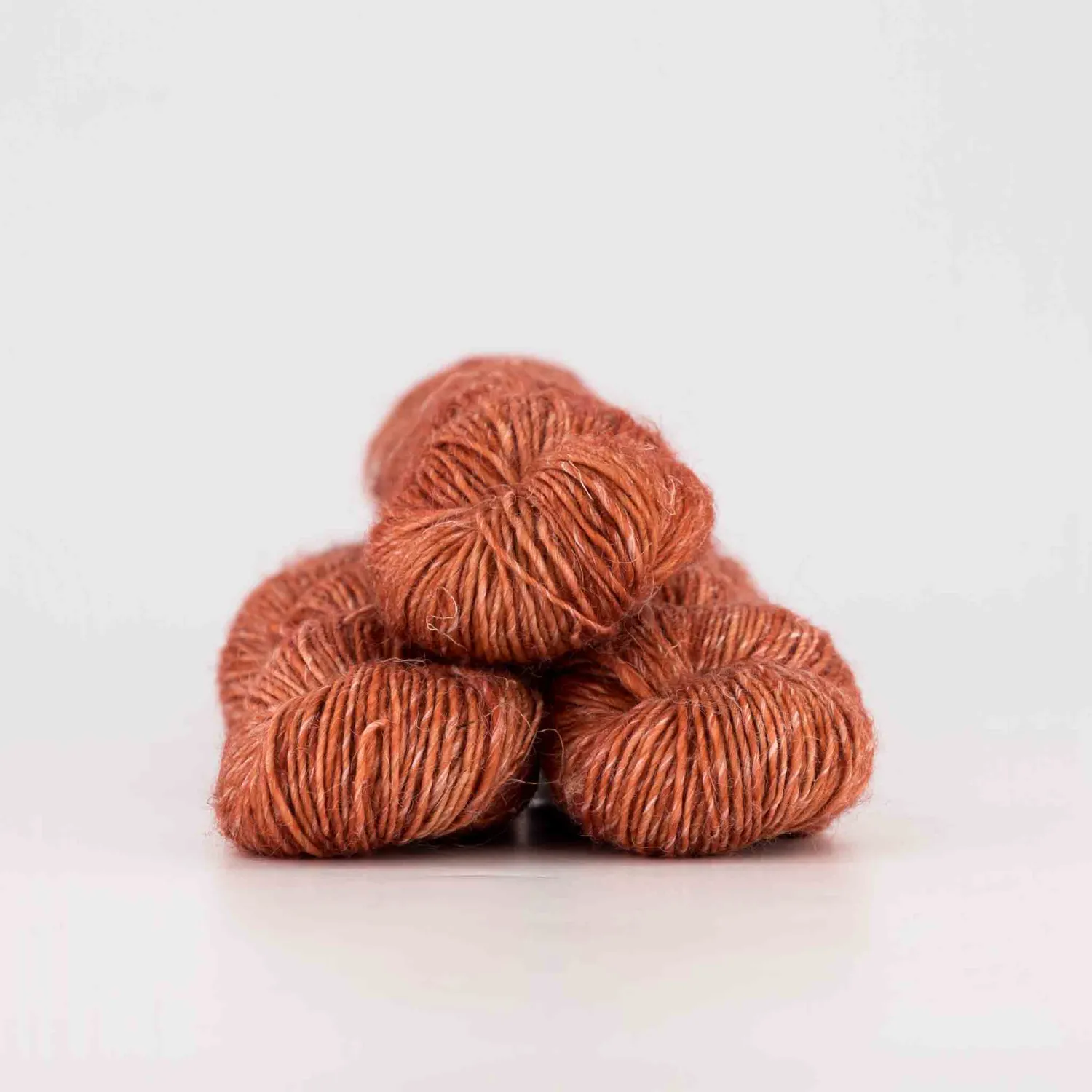 Cowgirlblues Merino Linen Terracotta Wolle 50g handgefärbt