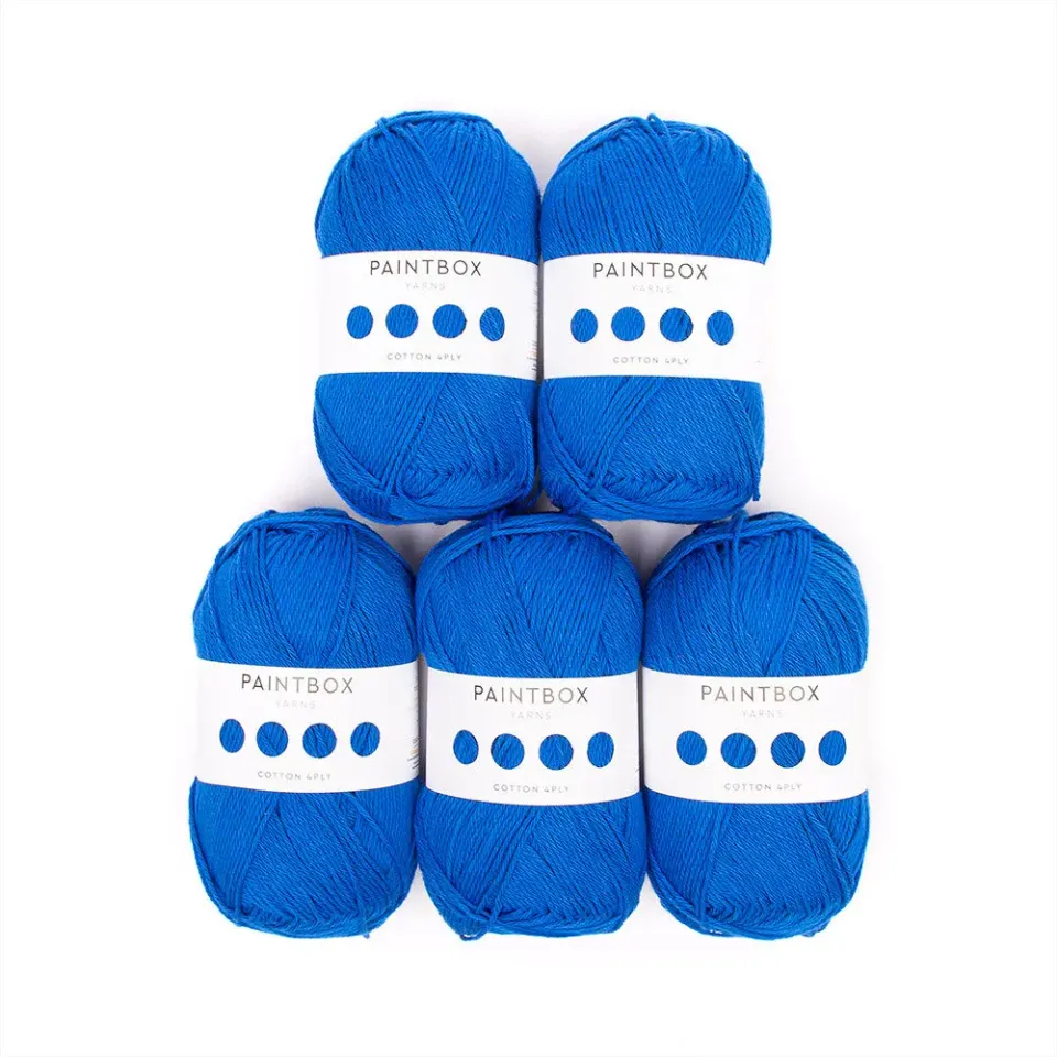 Paintbox Yarns Cotton 4 Ply Baumwollgarn 5er Pack Fingering