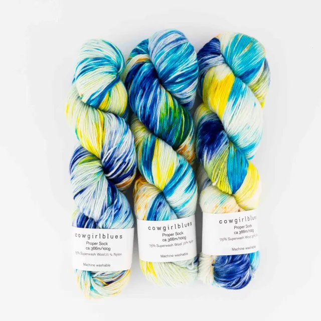 Cowgirlblues Proper Sock Tracy Chapman Sockenwolle handgefärbt