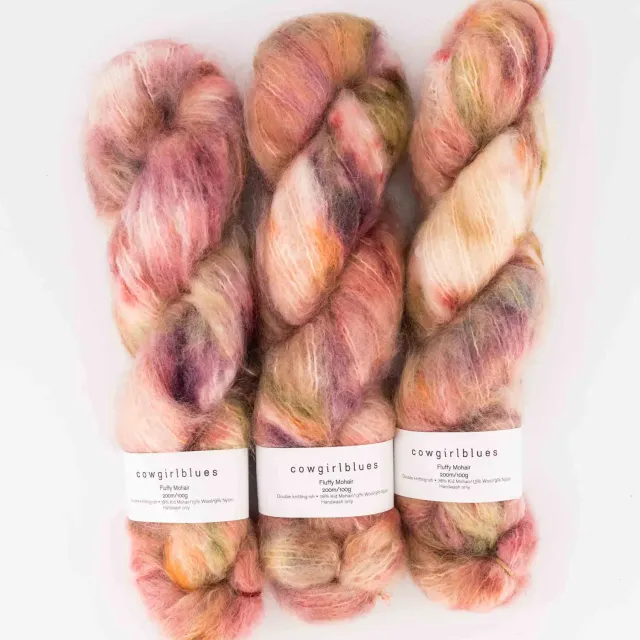 Cowgirlblues Fluffy Bette Midler Mohairgarn multicolor