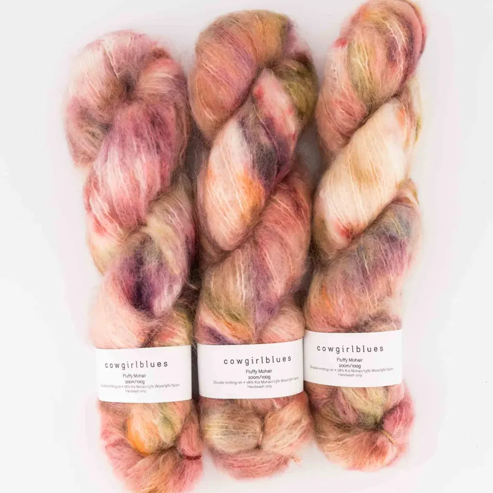 Cowgirlblues Fluffy Bette Midler Mohairgarn multicolor