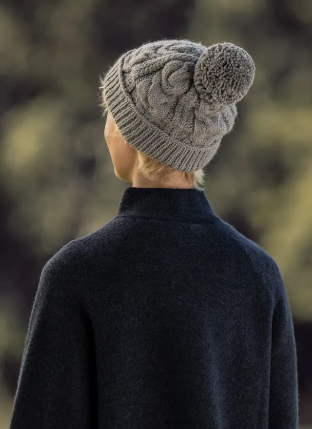 Blue Sky Fibers Duluth Hat Strickanleitung Zopfmütze Nr 202353