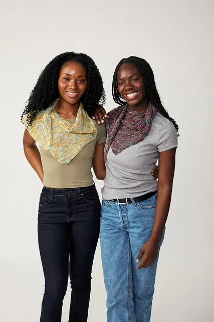 Madelinetosh Envoy Kit Cabin Fever Tuch-Set Lunar-Anleitung
