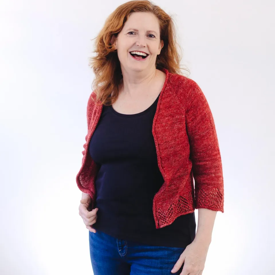 Cowgirlblues Ochre Cardigan Strickset Wolle ocker