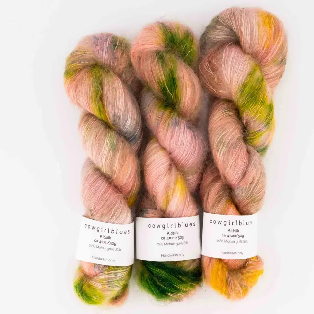 Cowgirlblues Kidsilk Skein Wolle Adele handgefärbt