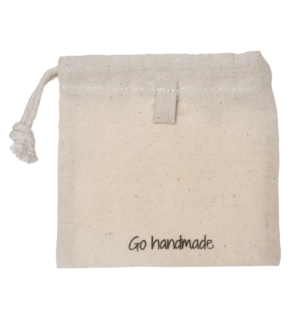Go Handmade Canvas Bag Stoffbeutel Natur DIY
