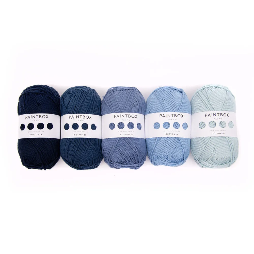 Paintbox Yarns Cotton DK Garn 5x50g Ombré-Set Verlauf