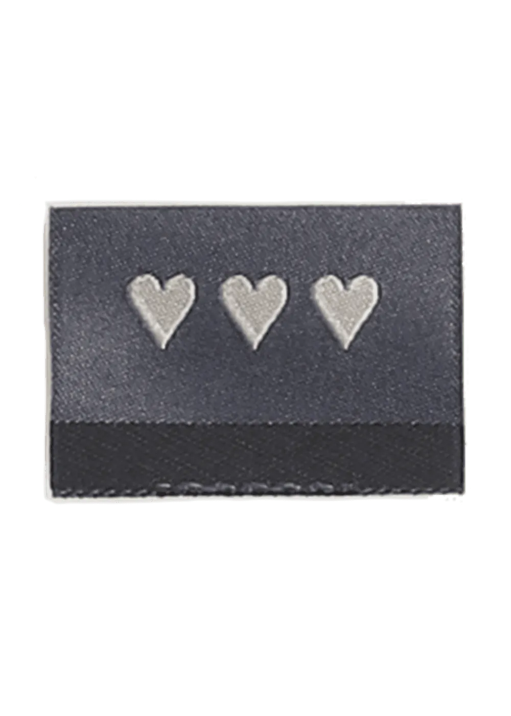 Go Handmade Weblabel Made by Moster grau 35x19 mm 10 Stk