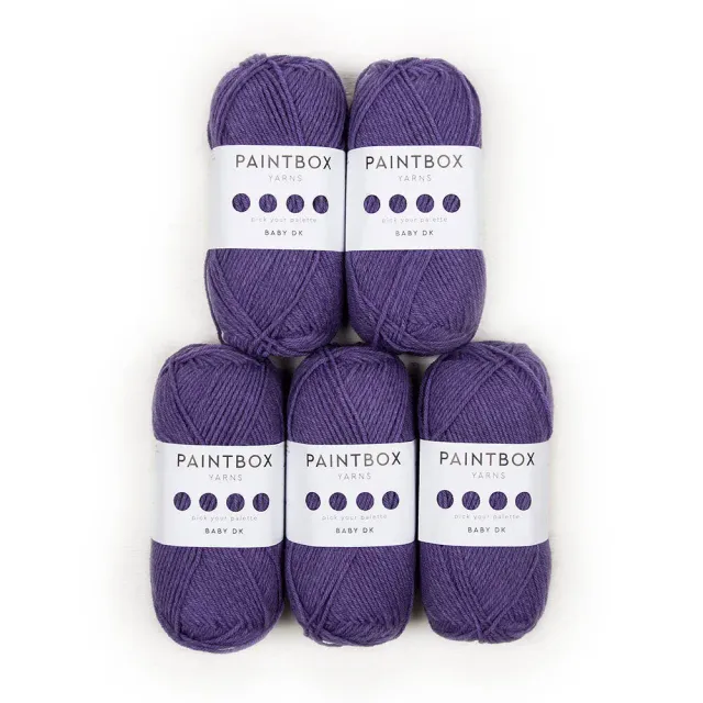 Paintbox Yarns Baby DK Babywolle 5 Knäuel 250g Set