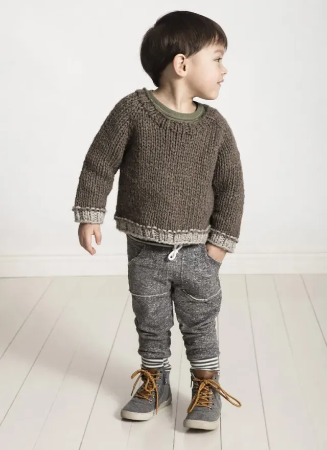 Blue Sky Fibers Jack & Jill Jumper 201618 Strickanleitung Kinder